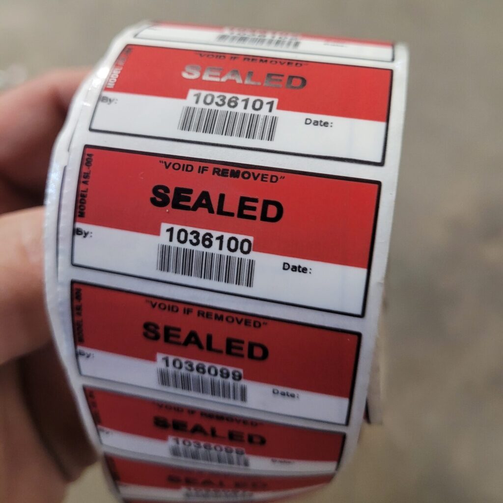 Xcel CPU Seal Sticker